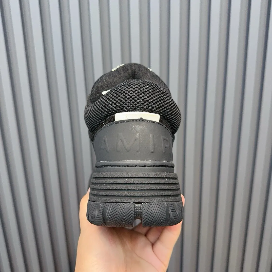Men's shoes 💰660💰 AMIRI AMIRI trendy brand hot sale 🔥 Available all year round, couples 💑 Official website synchronization Imported fabrics 1⃣️ vs 1⃣️ replica, original factory special original sole, 35-45 (45. non-refundable)